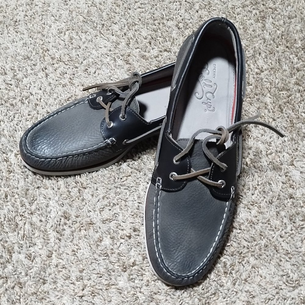 Men's Sperry Gold Cup Two-toned Boat Shoes Size US 12. EUC.
